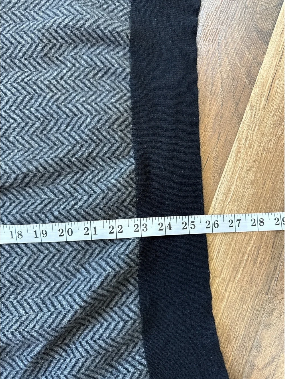 Daniel Cremieux Signature Herringbone Sweater Men's XXL 100% Cashmere Gray
